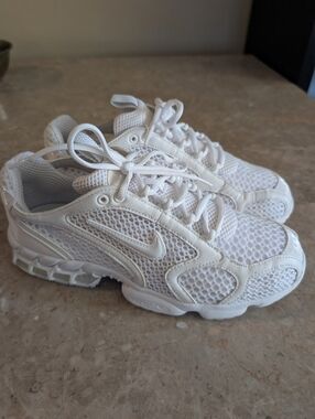 Nike Air Zoom Spiridion Cage 2 (2024) Triple White #CJ1288-100 Men Size 9 No Box